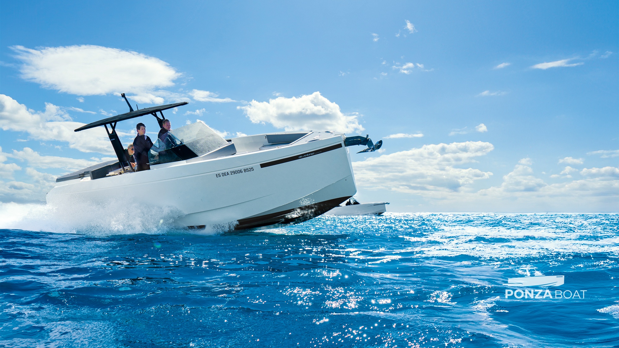 De Antonio D29 in navigazione verso Ponza